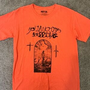 Orange Graphic T-Shirt